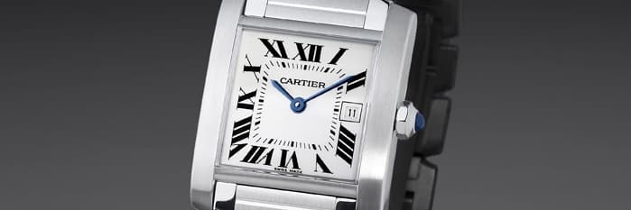 Cartier Steel Tank Francaise