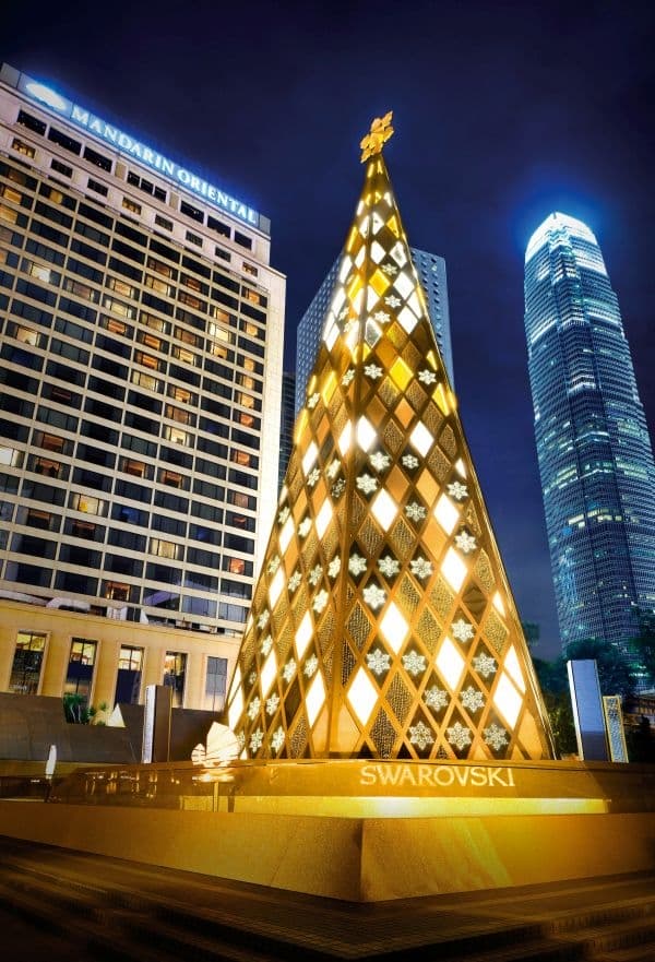 Swarovski crystal Christmas tree