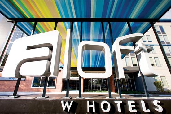 aloft hotels sign