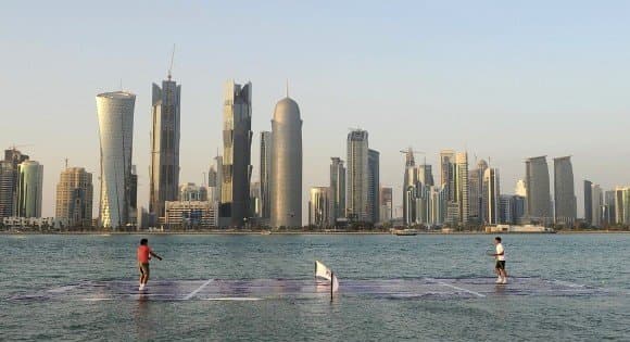 Roger Federer Rafael Nadal Floating Platform