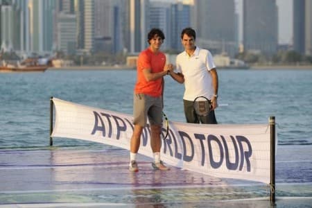Roger Federer Rafael Nadal qatar