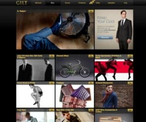 gilt luxury website