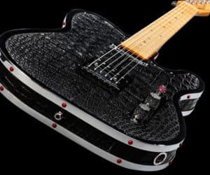 Rock Royalty alligator guitar