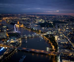 london aerial view