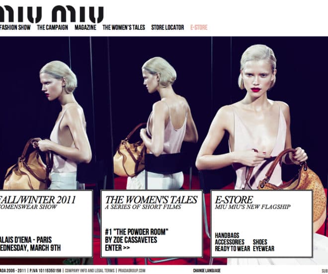 Miu Miu E-Commerce