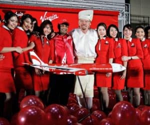 Richard Branson flight attendant