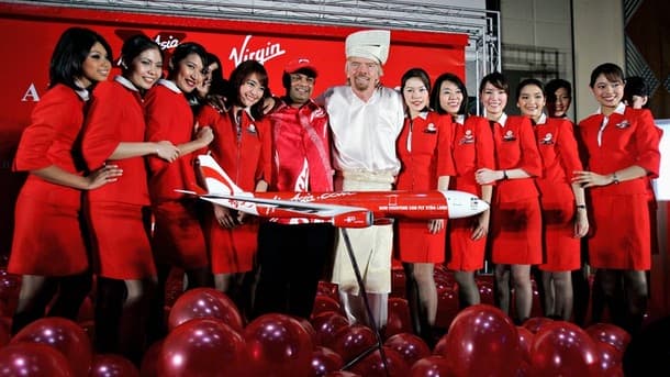 Richard Branson flight attendant