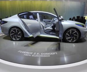 Renault concept car electric Fluence