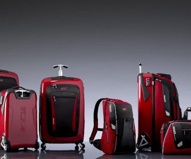 ducati tumi travel case collection