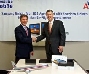 American Airlines Samsung Galaxy Tabs