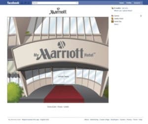 My Marriott Hotel game Facebook