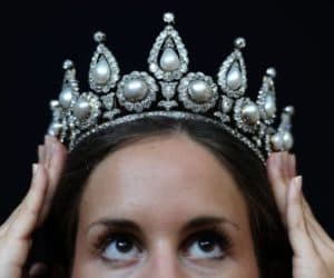 Rosebery Pearl and Diamond Tiara
