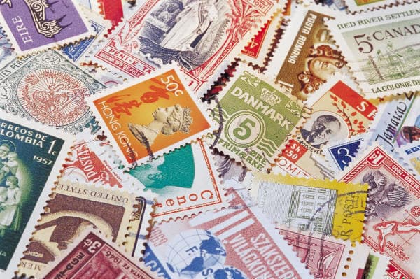 collecting stamps