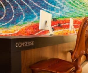 Concierge desk Le Meridien
