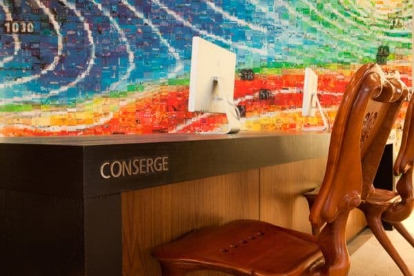 Concierge desk Le Meridien