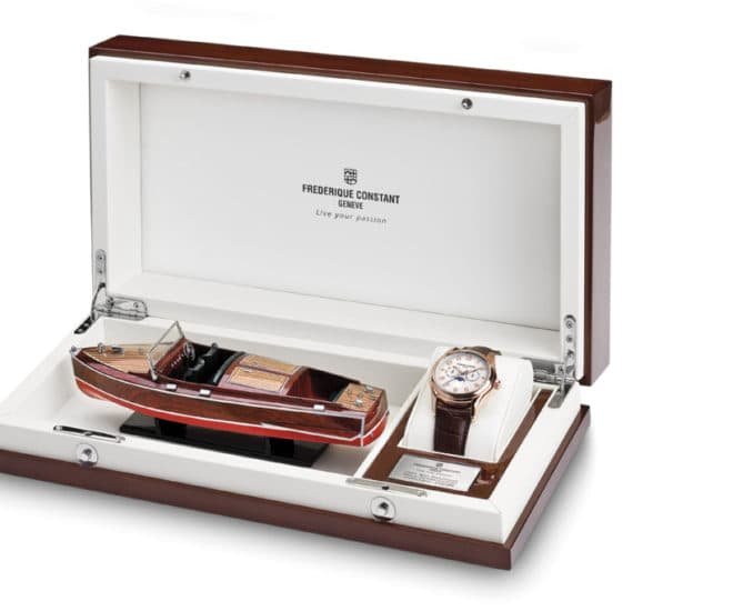 Frederique Constant Runabout Moonphase wooden case