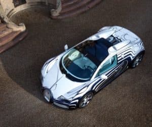 bugatti veyron grand sport l'or blanc photo