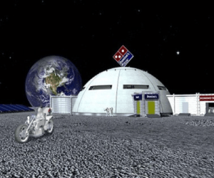 Dominos Pizza Moon