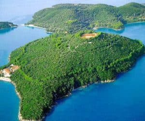 Private island Skorpios