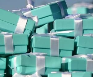 Tiffany popular blue gift wrapping
