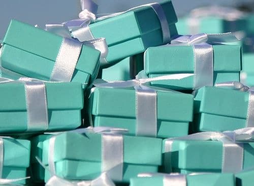 Tiffany popular blue gift wrapping