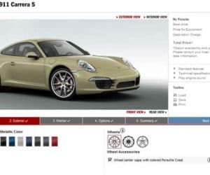 porsche 911 configurator