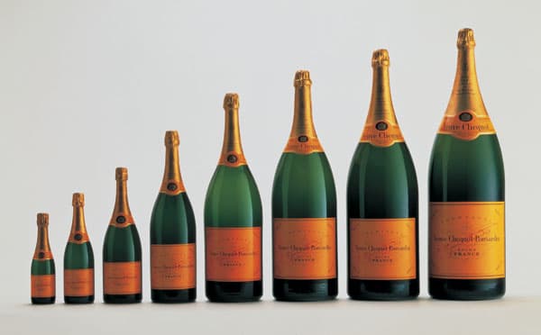 veuve clicquot bottles