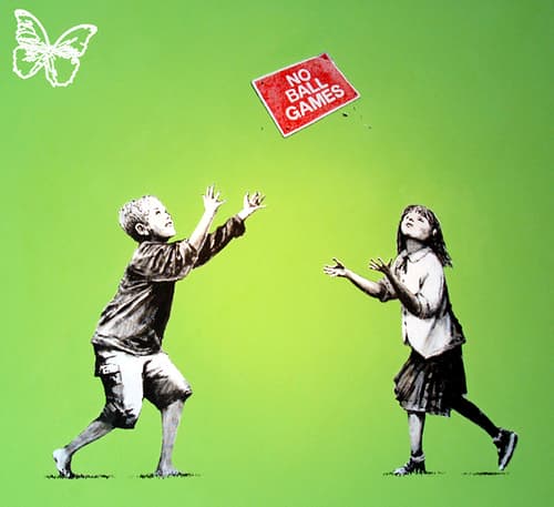 Banksy no ball games