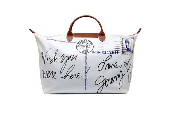 Longchamp Jeremy Scott Bag postcard