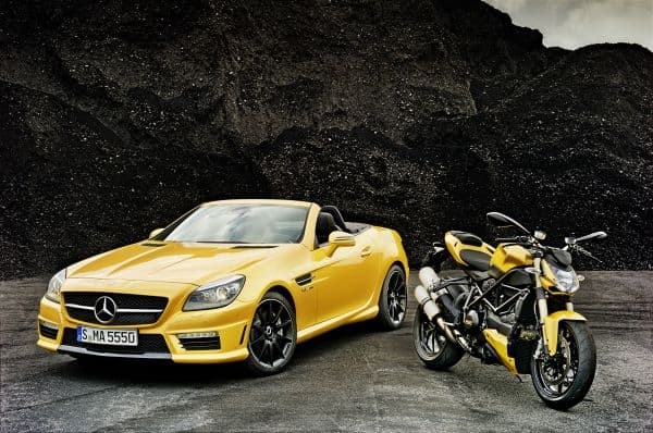 Streetfighter Yellow Mercedes-Benz Ducati