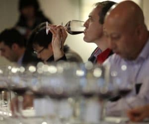 Wine tasting judge Nicolas Carre
