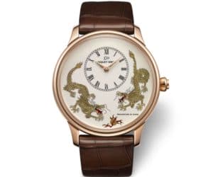 jaquet droz petite heure dragon watch