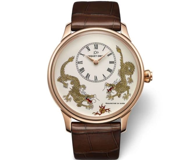jaquet droz petite heure dragon watch