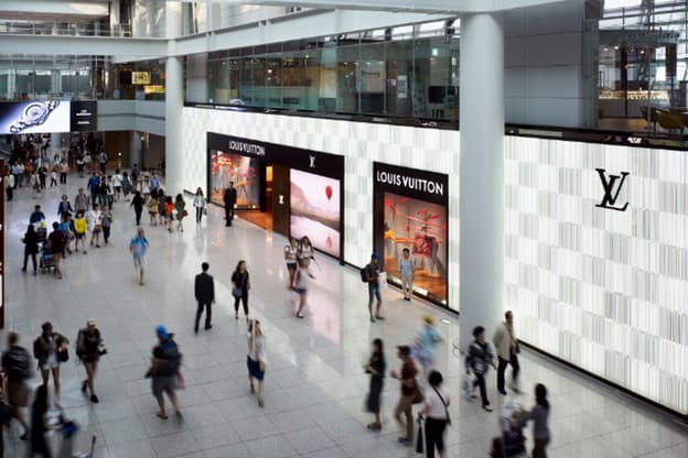 Louis Vuitton airport store