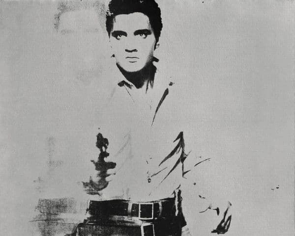 Andy Warhol Double Elvis painting