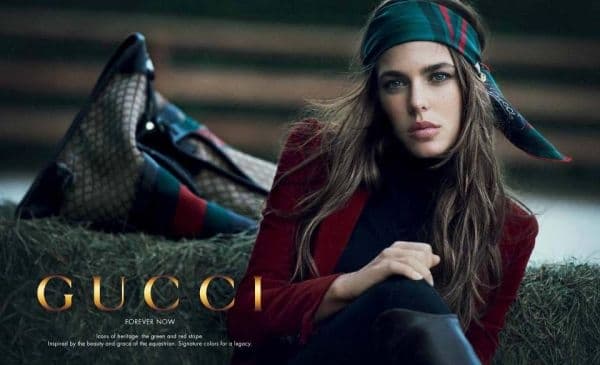 Charlotte Casiraghi Gucci campaign