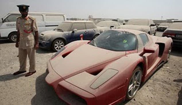 Abandoned Ferrari Enzo