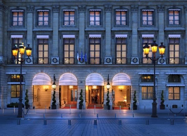 Facade Ritz Hotel Place Vendome