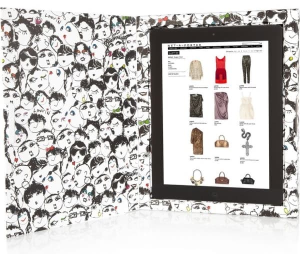 Lanvin Face Print iPad Holder