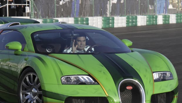 Turkmenistan president bugatti