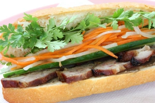 Vietnamese banh mi sandwich