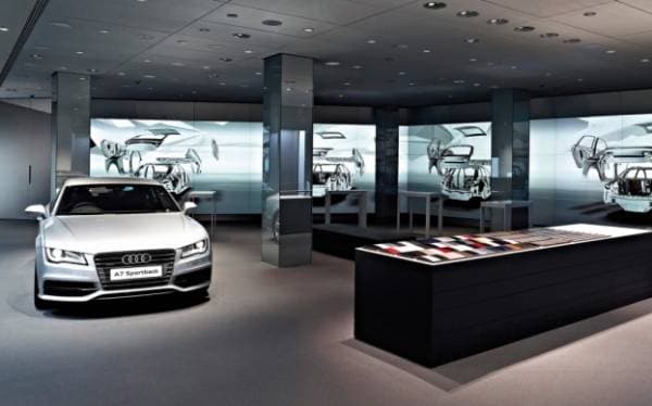 Audi digital London showroom