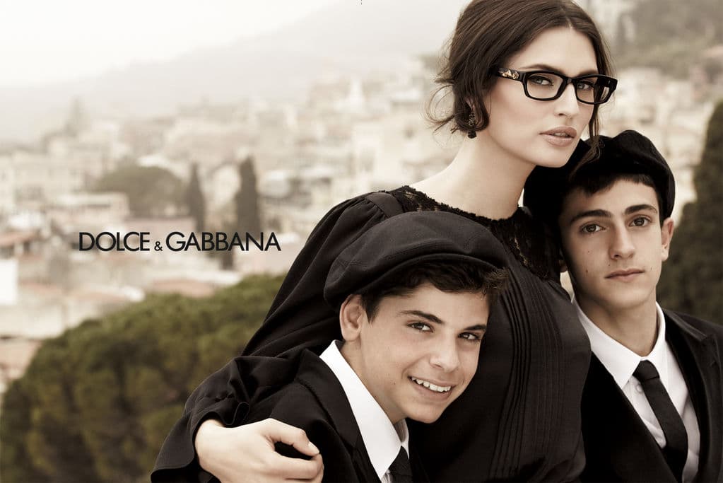 Dolce and Gabbana Eyewear Fall 2012 ad campaign