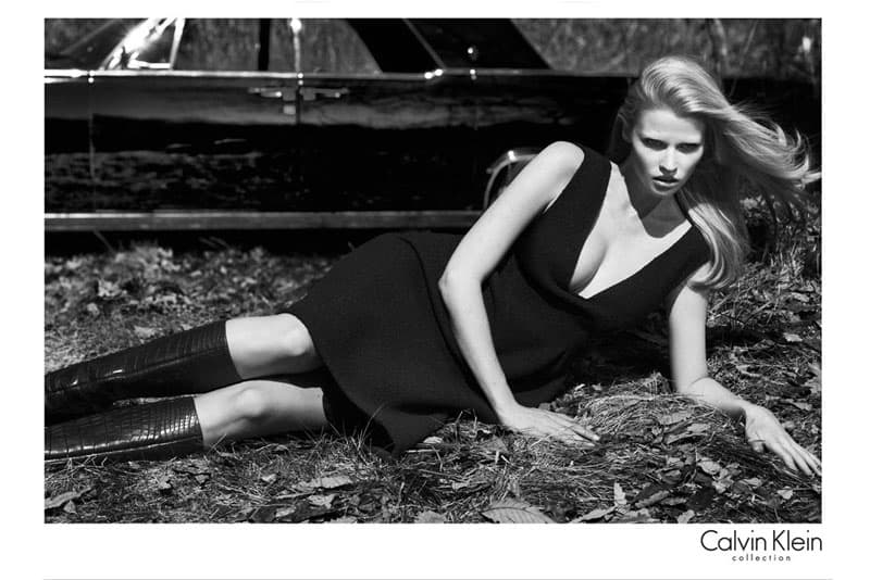 Lara Stone Calvin Klein fall 2012 campaign