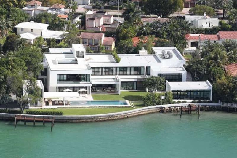 Alex Rodriguez's Miami Waterfront Home