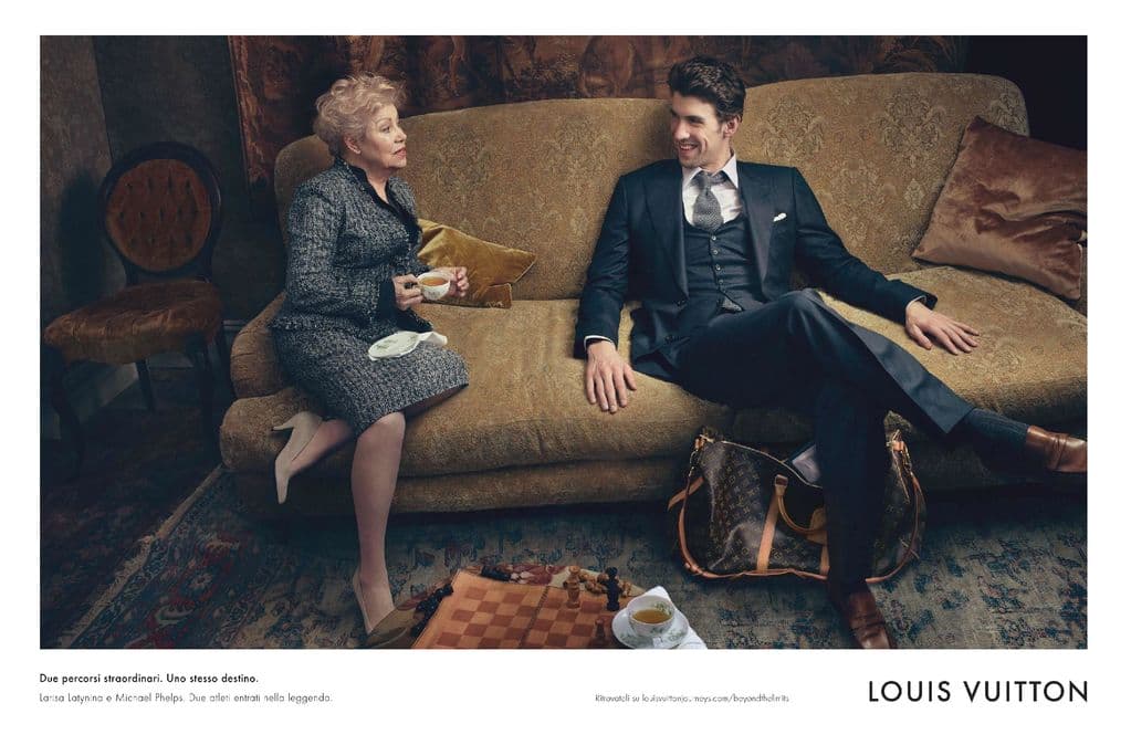 Michael Phelps Louis Vuitton campaign