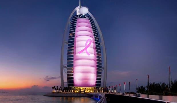 Burj Al Arab pink