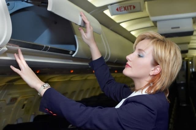 Cabin crew members
