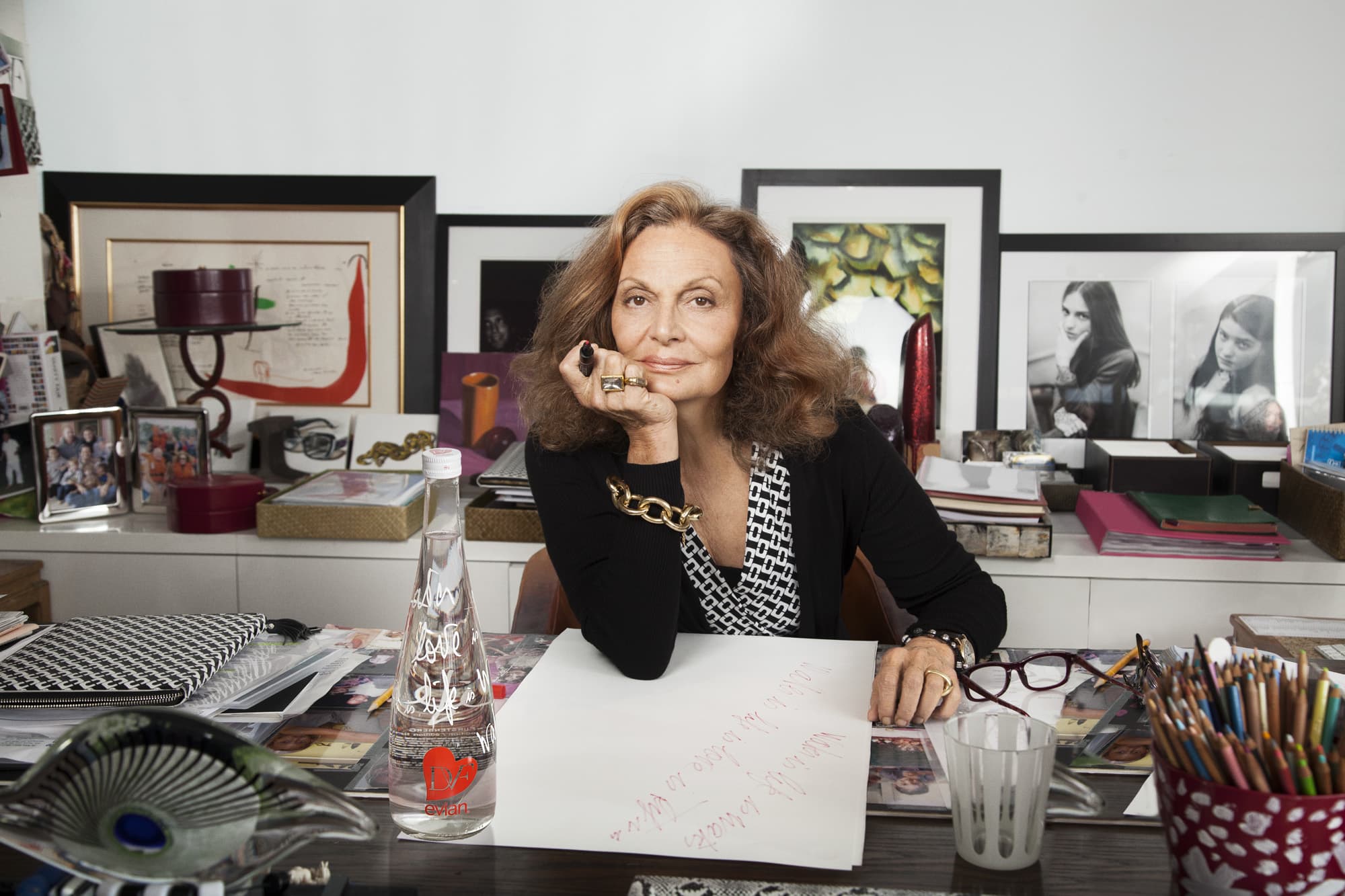 Diane von Furstenberg designs for Evian