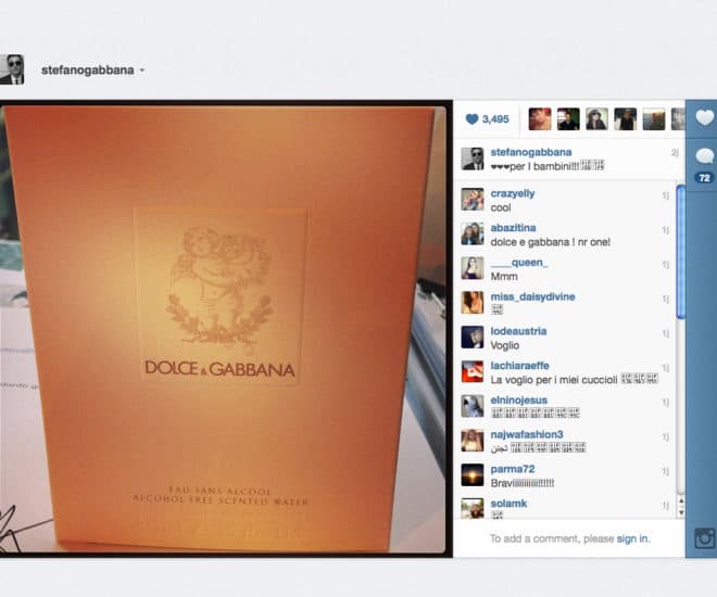 perfume Stefano Gabbana Instagram